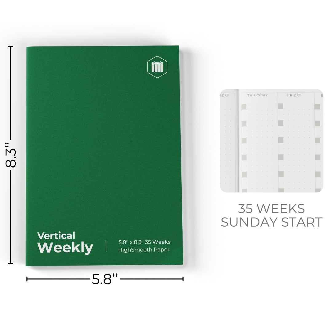 A5 Planner (Weekly Vertical)