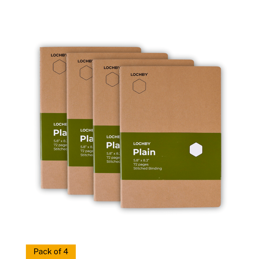4-Pack Field Journal Notebooks - LOCHBY