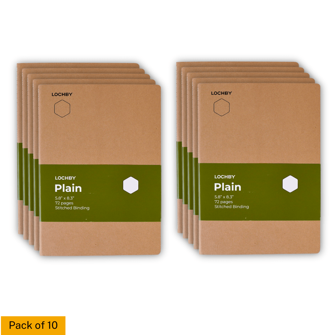 10-Pack Field Journal Notebooks - LOCHBY