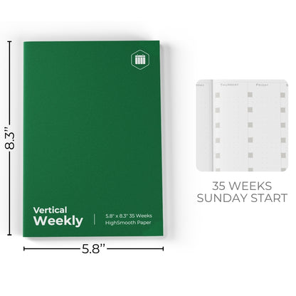 A5 Planner (Weekly Vertical)