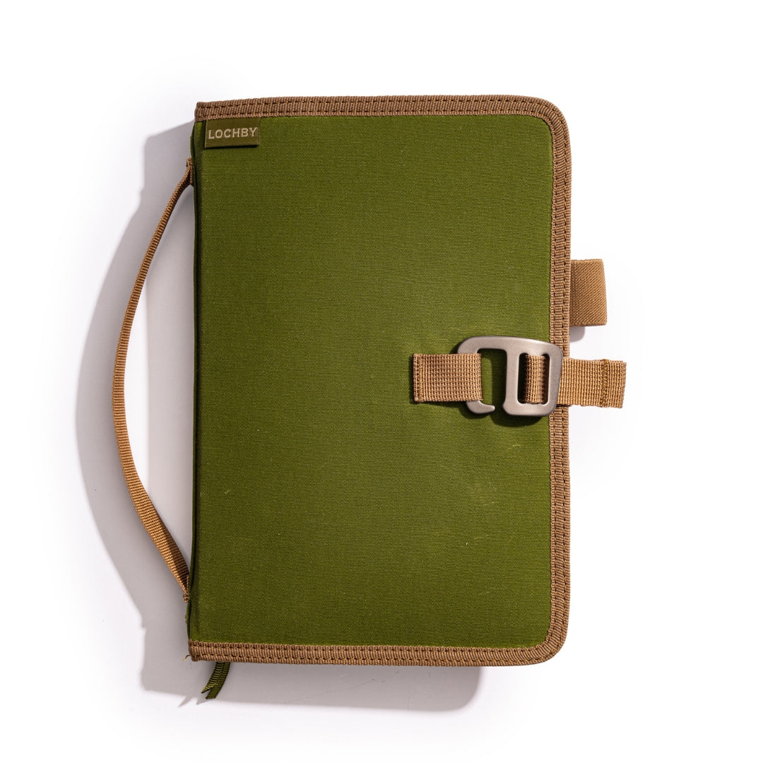 LOCHBY Field Journal: Durable Waxed Canvas Cover for Journaling
