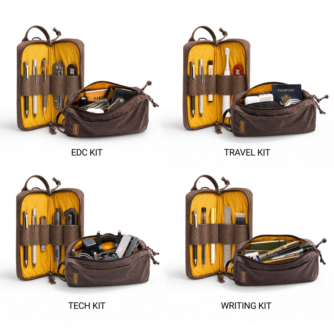LOCHBY Venture Pouch: Durable Dual-Sided Organizer for Essentials