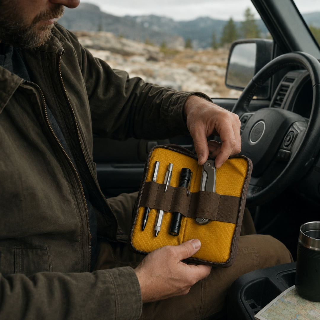 LOCHBY Venture Pouch: Durable Dual-Sided Organizer for Essentials