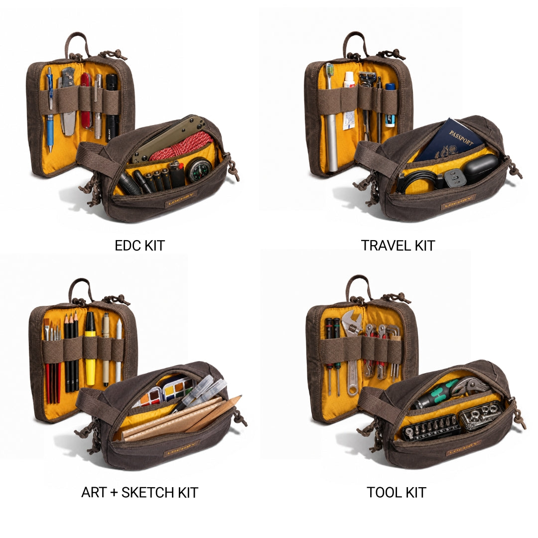 小物入れ lil_y LOCHBY Mini Venture Pouch: Compact Everyday Carry Organizer