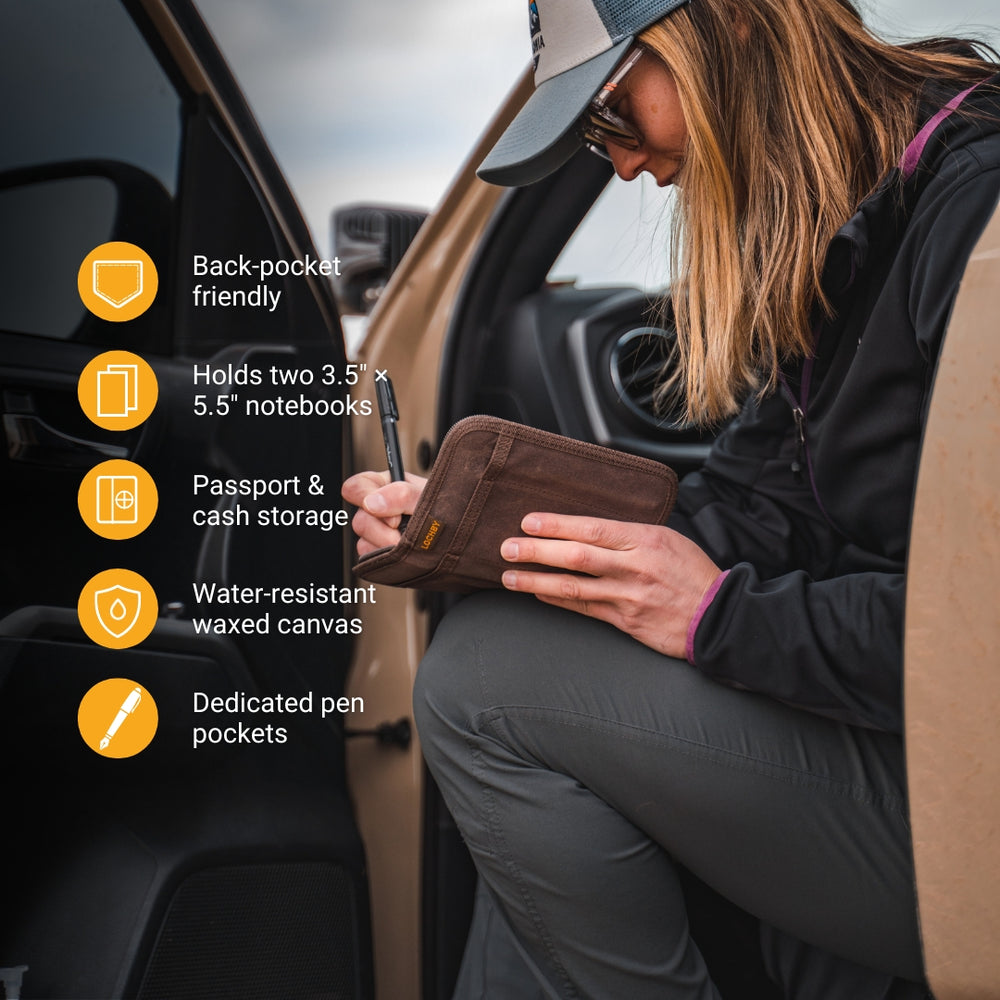 LOCHBY Pocket Journal: Durable, Portable, Fits in Your Back Pocket