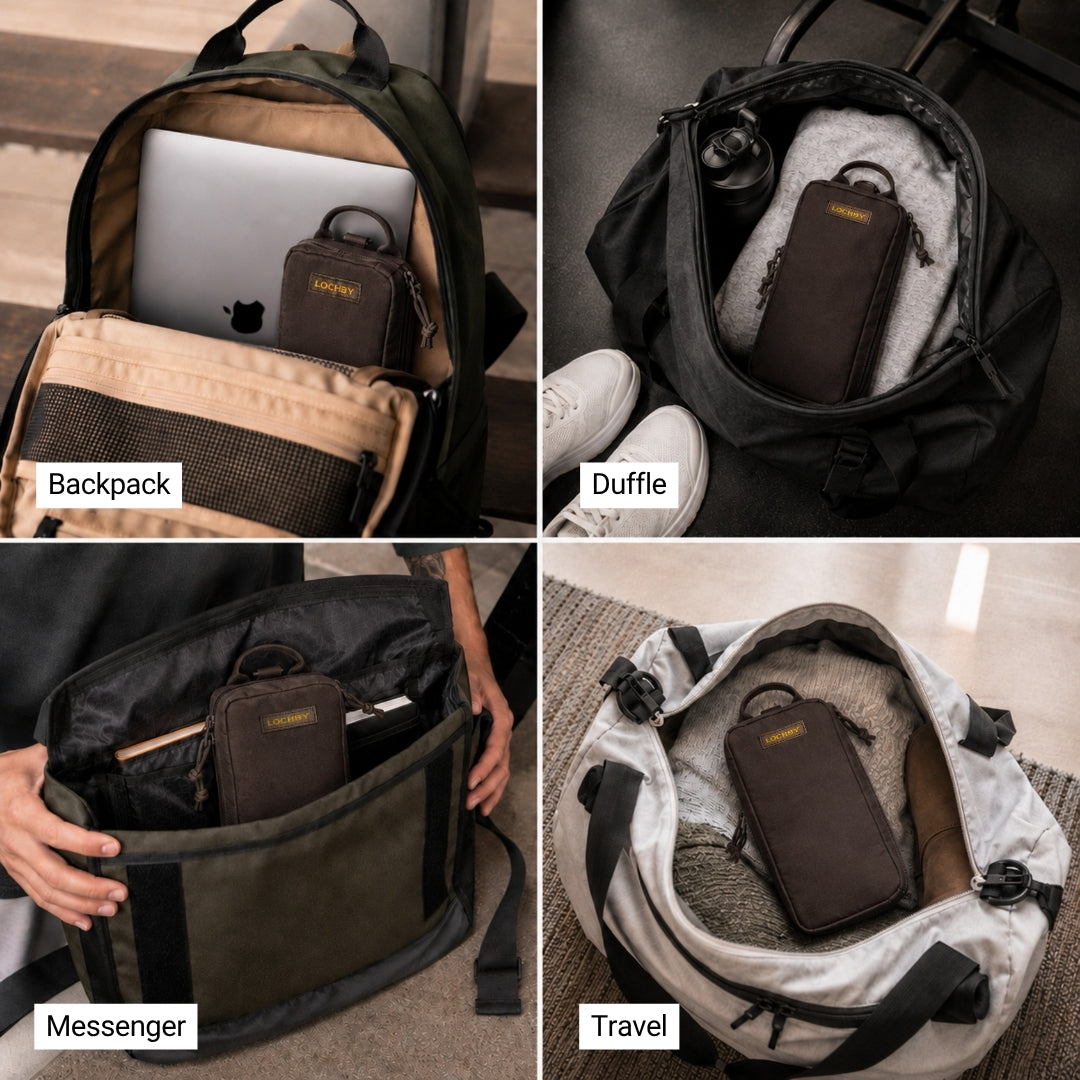 LOCHBY Venture Pouch: Durable Dual-Sided Organizer for Essentials