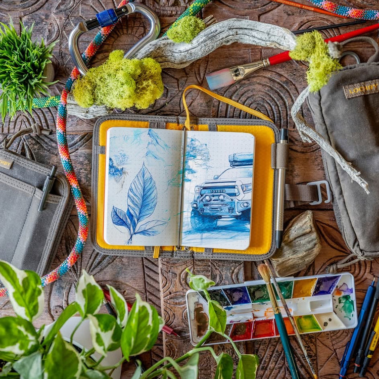 mini field journal art